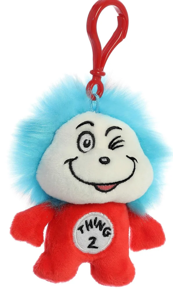 Dr. Seuss | Licensed Aurora® - Dr. Seuss - 4" Thing 2 Keychain