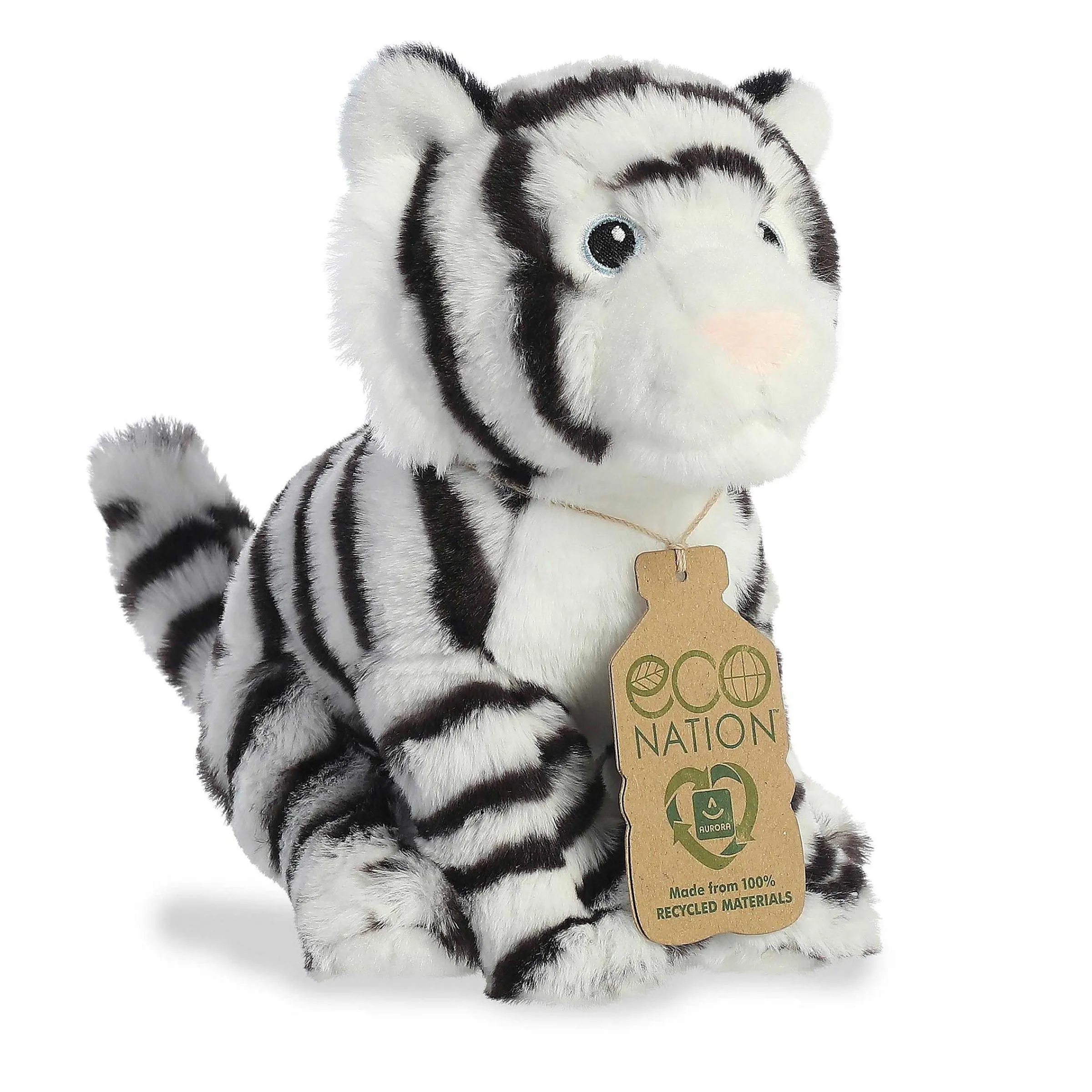 Eco Nation | Aurora® - Eco Nation - 9" White Tiger