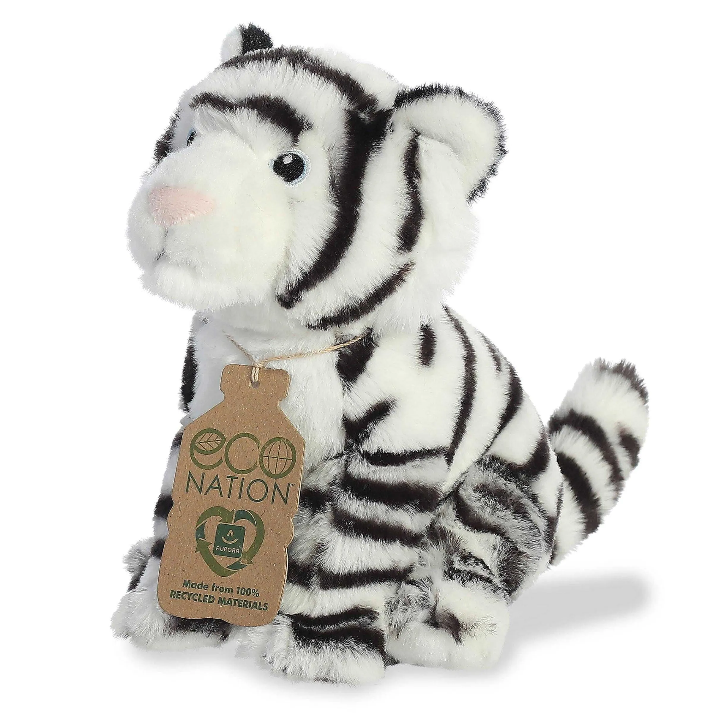 Eco Nation | Aurora® - Eco Nation - 9" White Tiger