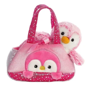 Arctic | Aurora® - Fancy Pals - 7" Pompom Penguin - Pink