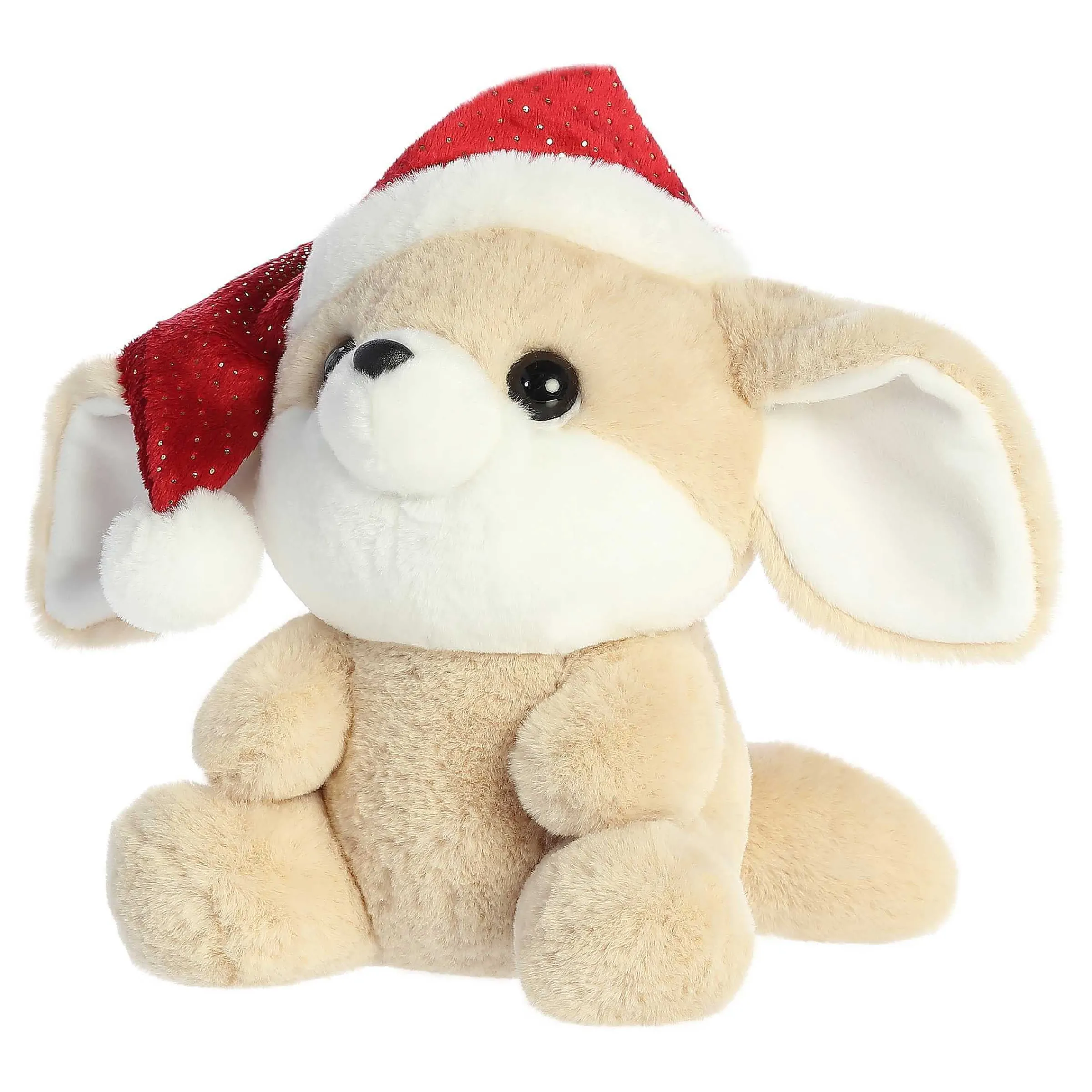 Savannah | Aurora® - Holiday - Oversized Santa Hats - 10" Felix Fennec Fox
