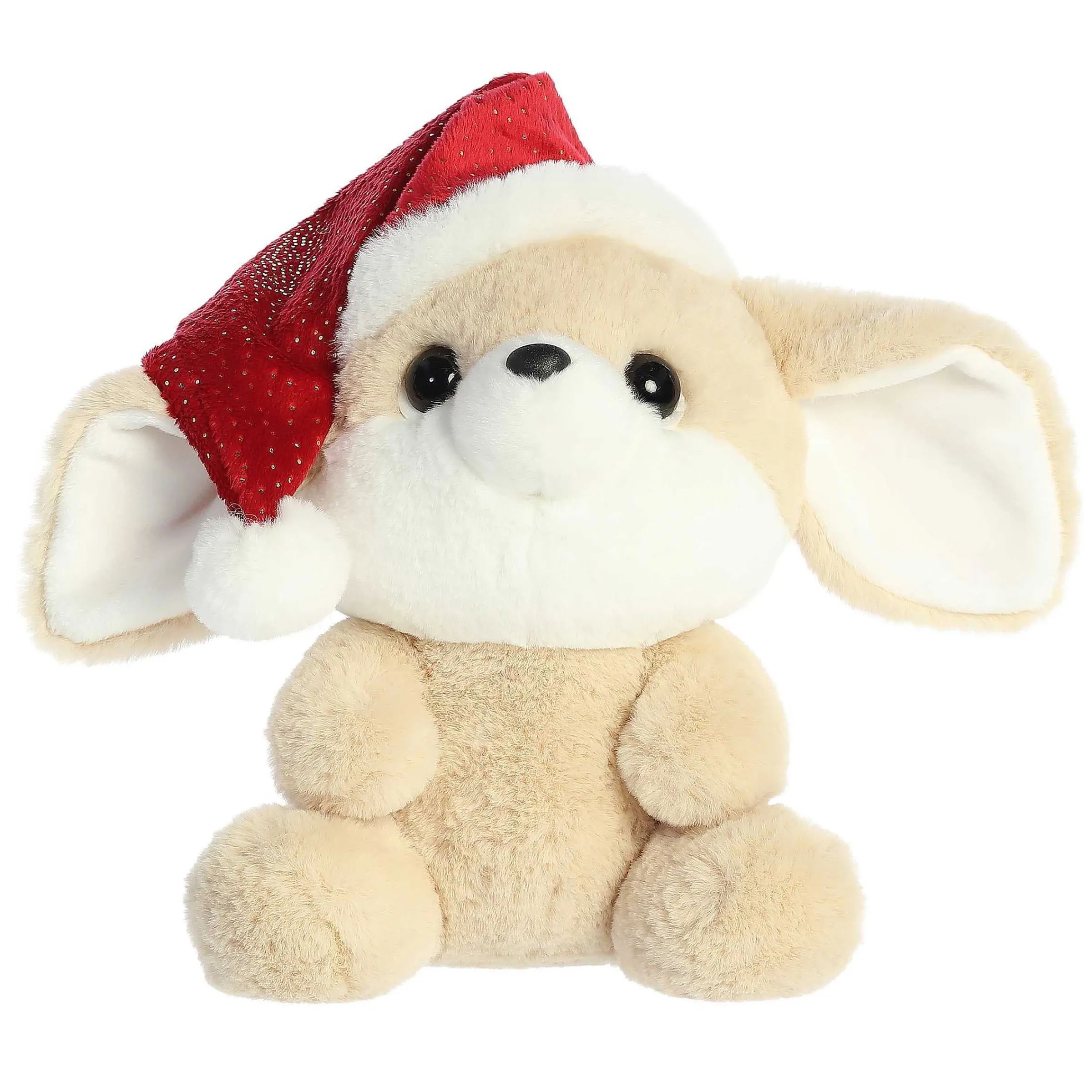 Savannah | Aurora® - Holiday - Oversized Santa Hats - 10" Felix Fennec Fox