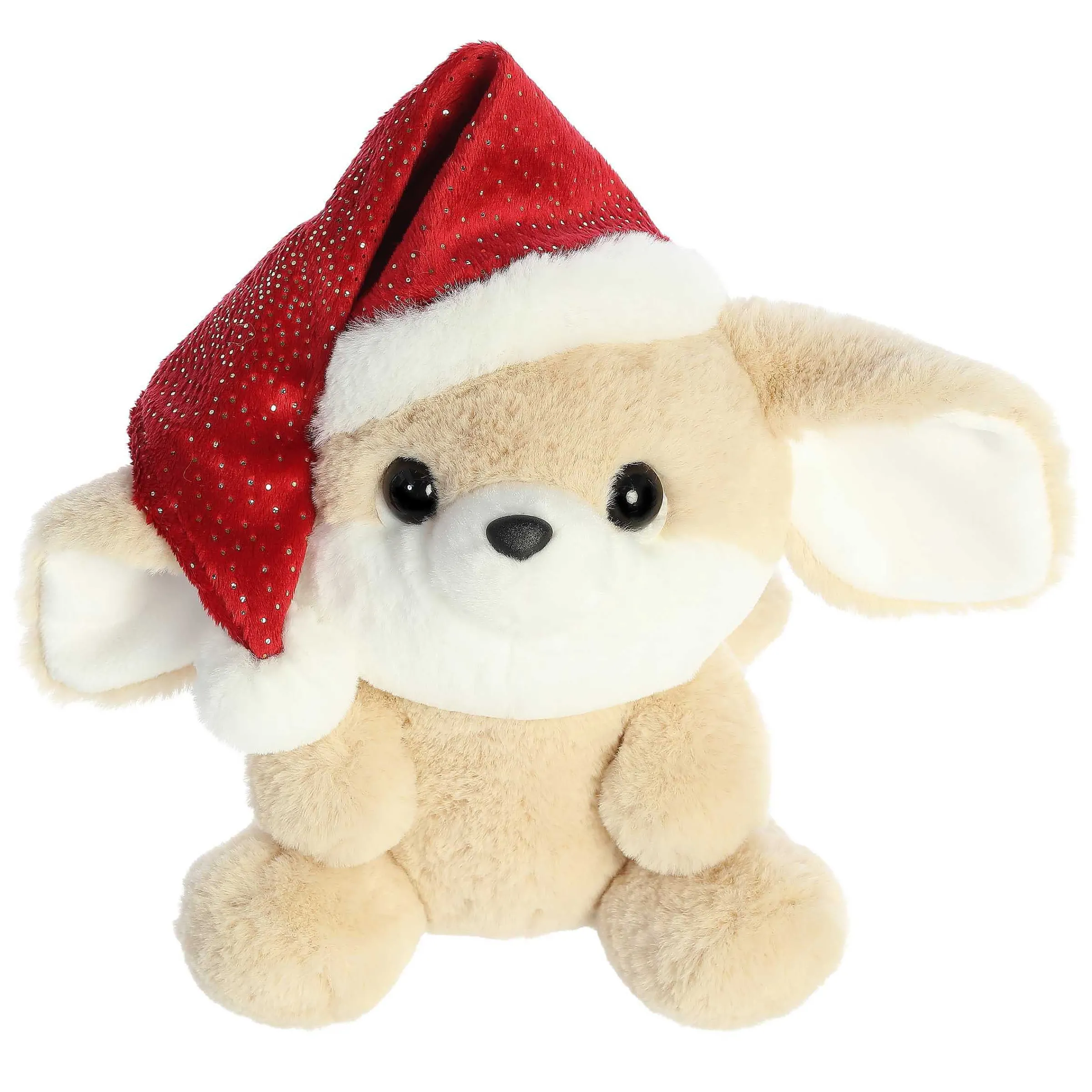Savannah | Aurora® - Holiday - Oversized Santa Hats - 10" Felix Fennec Fox