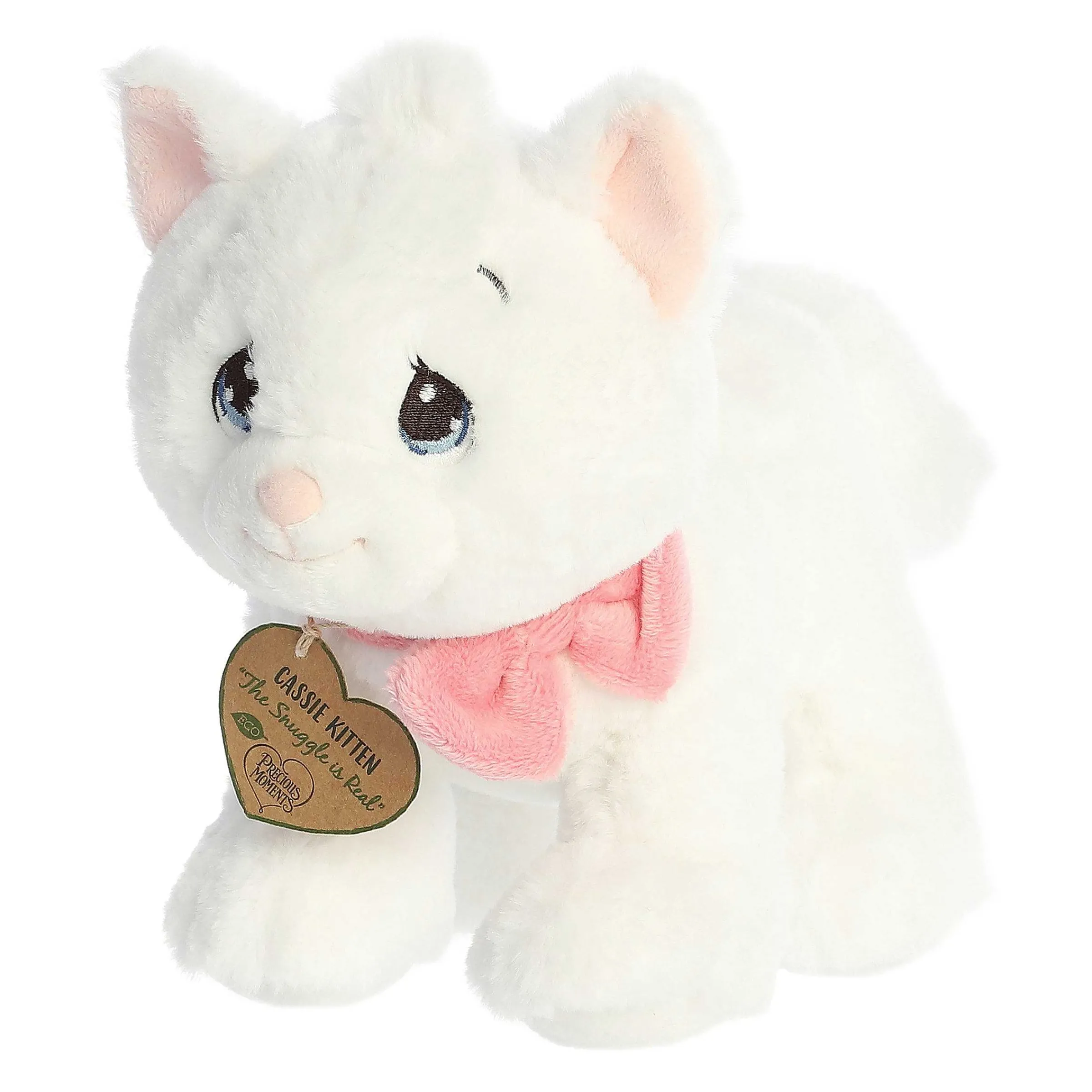 Precious Moments | Licensed Aurora® - Precious Moments - 9" Cassie Kitten