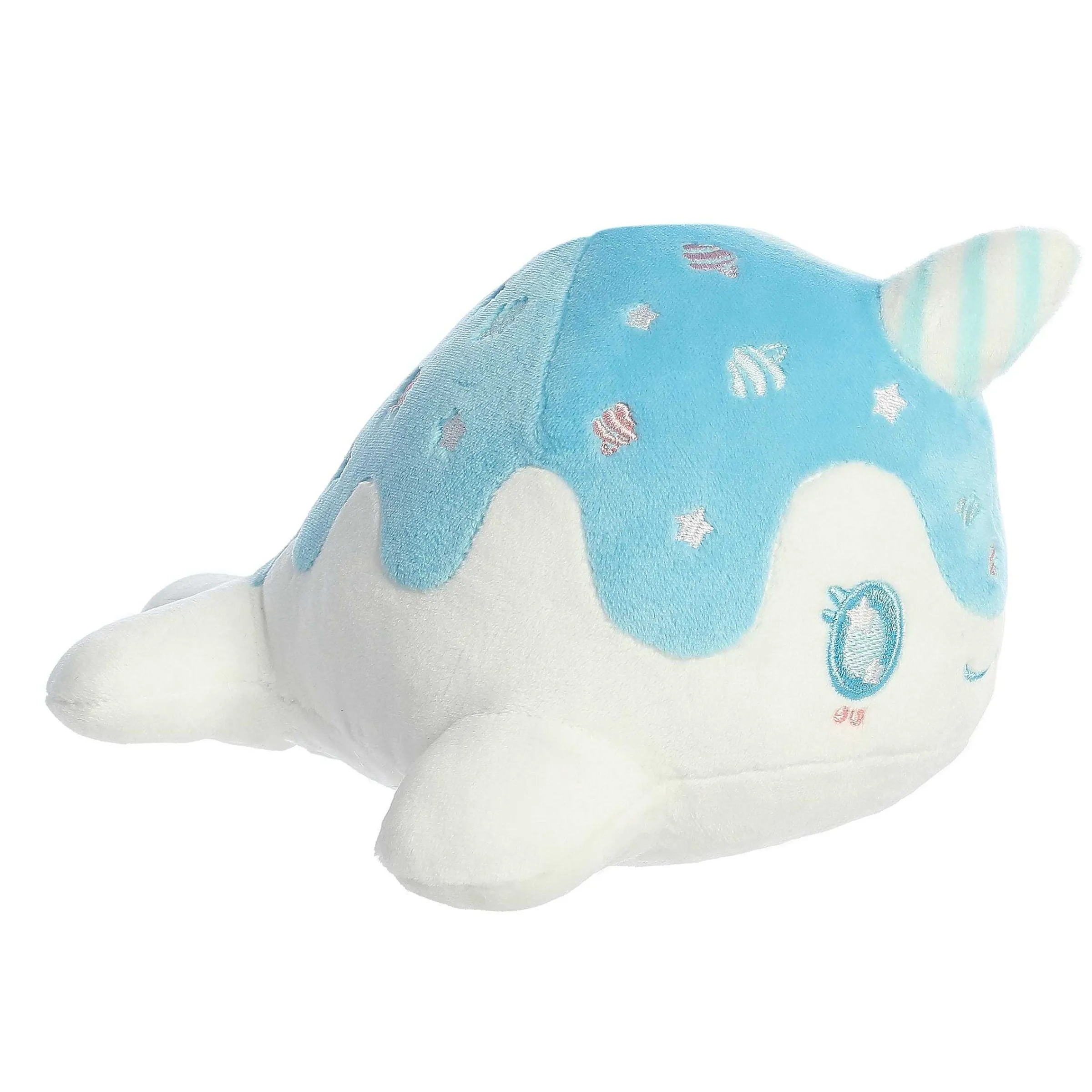 Tasty Peach® | Licensed Aurora® - Tasty Peach® - 7" Blue Raspberry Nomwhal