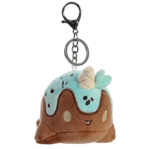 Tasty Peach® | Licensed Aurora® - Tasty Peach® - 4" Mint Chocolate Nomwhal Keychain