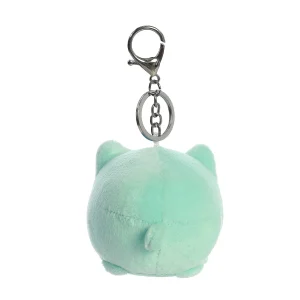 Tasty Peach® | Licensed Aurora® - Tasty Peach® - 3.5" Mint Meowchi Keychain