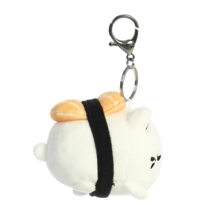 Tasty Peach® | Licensed Aurora® - Tasty Peach® - 3.5" Salmon Sushi Meowchi Keychain