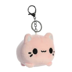 Tasty Peach® | Licensed Aurora® - Tasty Peach® - 3.5" Strawberry Meowchi Keychain