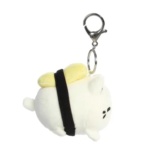 Tasty Peach® | Licensed Aurora® - Tasty Peach® - 3.5" Tamago Sushi Meowchi Keychain