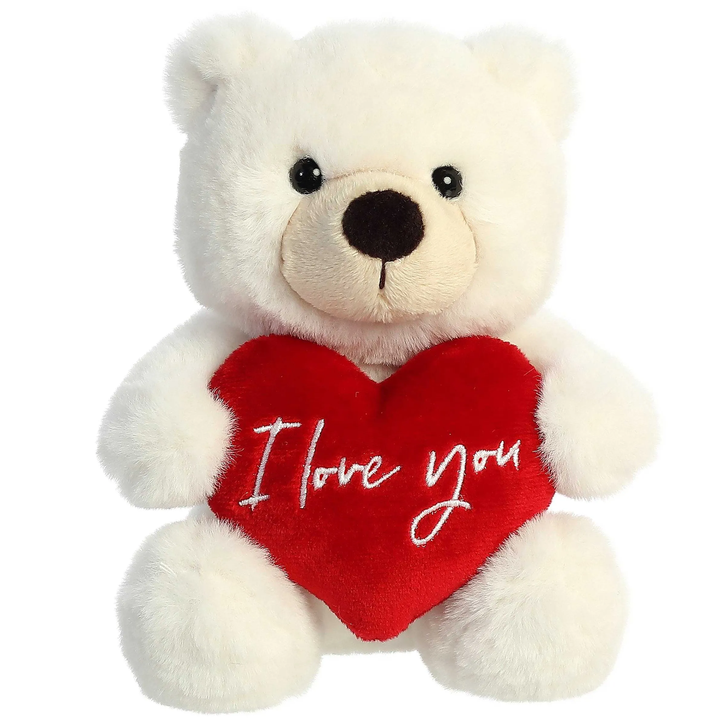 Valentine'S Day/St. Patrick'S Day | Aurora® - Valentine - 6.5" Jolie Bear - Cream